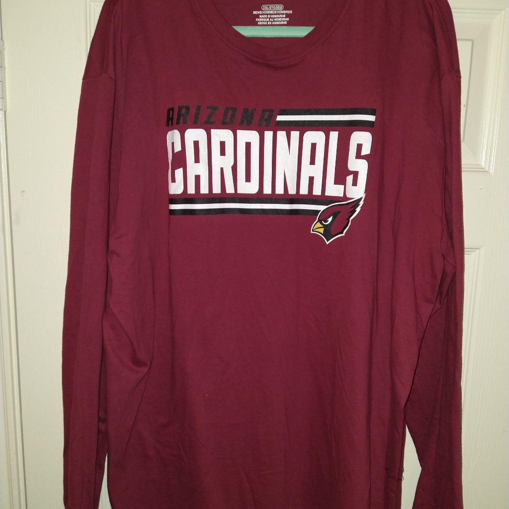 Arizona Cardinals NFL Fantatics Long Sleeve Tee Shirt Men's sz 2XL.
